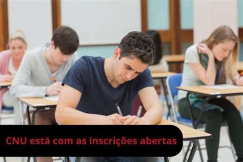 Enem dos concursos inscrição aberta para o CNU