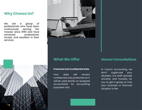 Corporate Services Business Brochure In Illustrator PSD Word