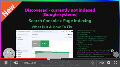 Discovered Currently Not Indexed Google Systems Youtube