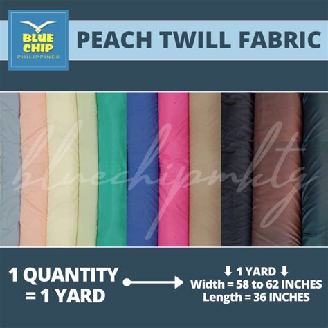 Peach Twill Fabric High Quality Cloth Tela Textile Quantity Yard