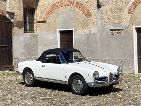 1961 Alfa Romeo Giulietta Spider For Sale Italy