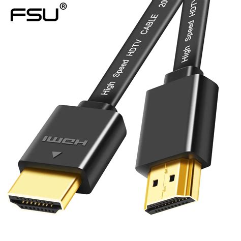 14version 1080p 3d Thin Hdmi Cable Gold Plated Plug Male Male Hdmi