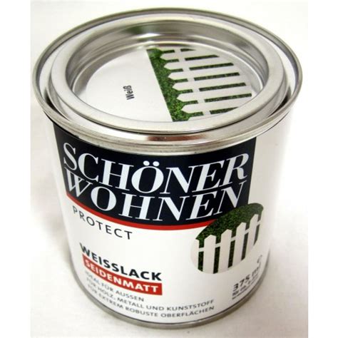 Protect Weisslack Alkydharzlack seidenmatt weiß 750 ml Schenken