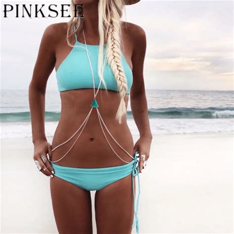 Pinksee Charming Sexy Body Chain Necklace Gold Elegant Summer Natural