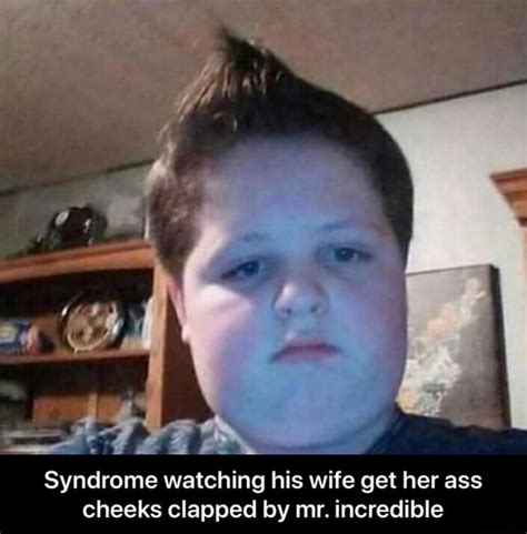 Syndrome Watching His Wife Get Her Ass Cheeks Clapped By Mr Incredible Syndrome Watching His