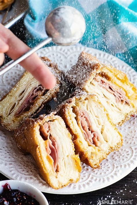 Homemade Deep Fried Monte Cristo Sandwich Ashlee Marie