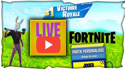 LIVE FORTNITE FR PARTIE PERSO DÉFILÉ DE MODE JACK A DIT CACHE