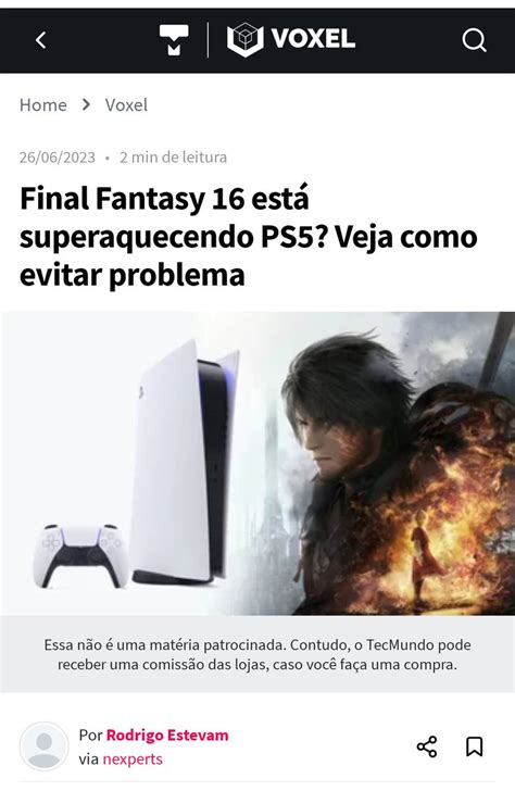 Δox Beto 🎮 Ff Xvi 🎮 On Twitter Bom Dia Família Ffxvi Que Possui Uma