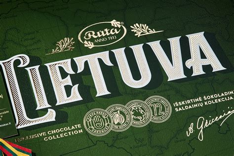 RŪTA - LIETUVA / Chocolate collection packaging design on Behance