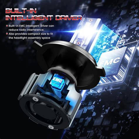 Modigt H Led Headlight Globe Bulb Kit H L Beam Brighter Durable