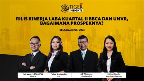 Rilis Kinerja Laba Kuartal Ii Bbca Dan Unvr Bagaimana Prospeknya