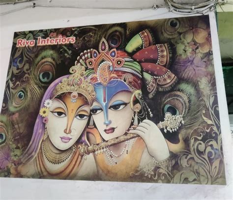 Radha Krishna Customized Pvc Wallpaper At Rs Sq Ft New Delhi Id