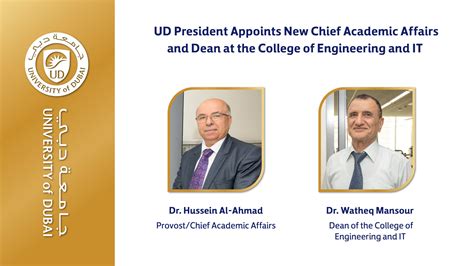 Ud President Appoints New Provost Chief Academic Officer And Dean At The College Of