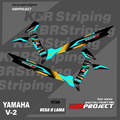 Vega R Lama Striping Vega R Lama Motor Yamaha Motor Sticker Variasi