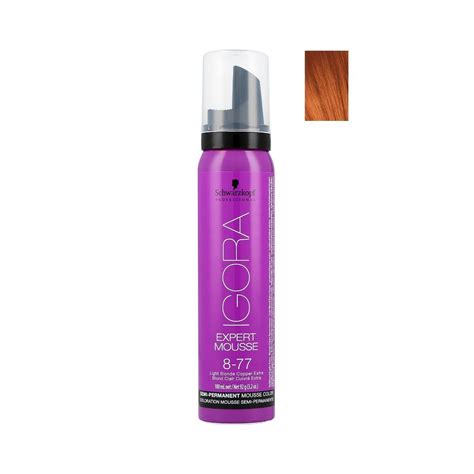 Schwarzkopf Professional Igora Expert Mousse Pianka Koloryzująca Do Włosów 8 77 100 Ml