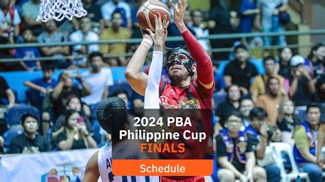 GAME SCHEDULE PBA Philippine Cup Finals