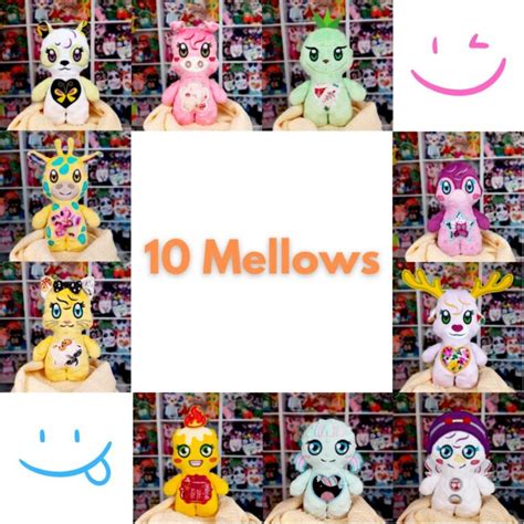 Mellow Plush Toy Set Ith Machine Embroidery Pattern