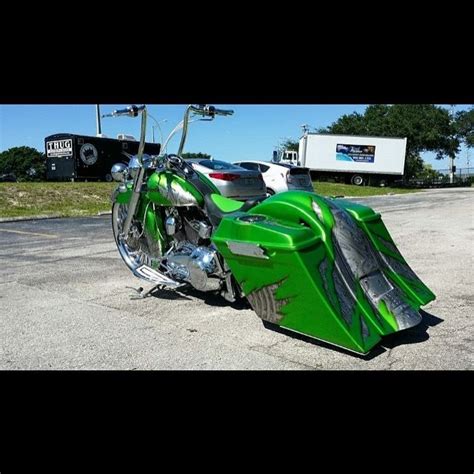 Custom Built Softail Made Into A Bagger