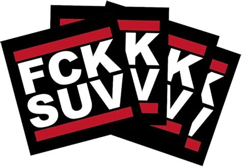 Fck Suv Sticker Aufkleber X Cm Sticker Amazon De Auto