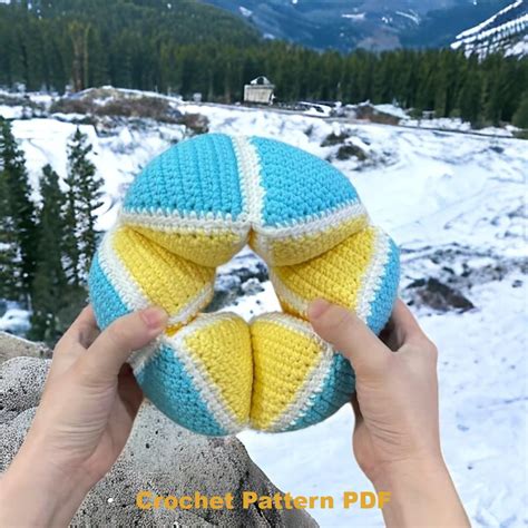 Crochet Fidget Toy Pattern PDF Sensory Stress Relief Montessori