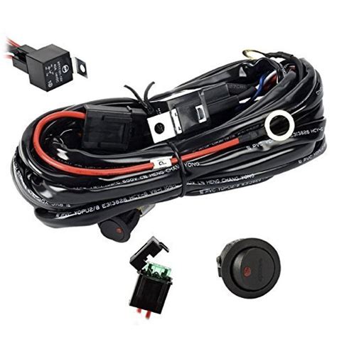 Eyourlife 300W Light Bar Wiring Harness 12V 40A DT Connector 1 Lead