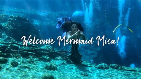 Meet The Weeki Wachee Mermaid Mica 2024 Youtube