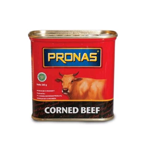 Jual Pronas Corned Beef Kornet Daging Sapi Kalengan Shopee Indonesia