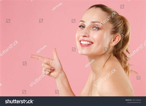 Close Blonde Half Naked Woman S Stock Photo Shutterstock
