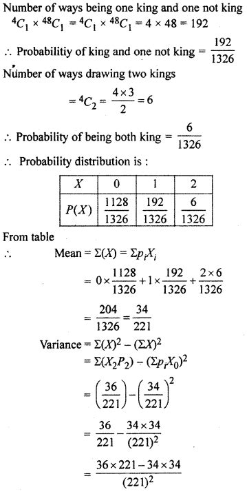 Rbse Solutions For Class Maths Chapter Probability And