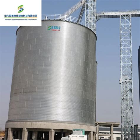 Assembly Flat Silo Grain Galvanized Steel Sorghum Wheat Corn Paddy Rice