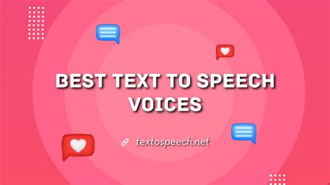 Top 5 Best Text To Speech Voices Textospeech