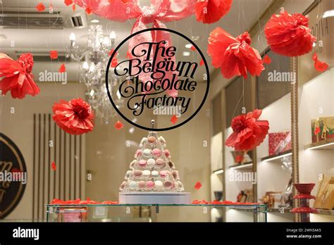 The Belgium Chocolate Factory in Brussels Stock Photo - Alamy