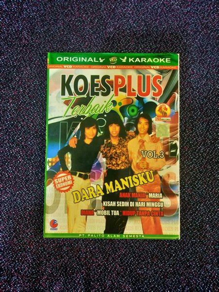 Jual Kaset VCD Original Lagu Karaoke KOES PLUS TERBAIK VOL 3 Di Lapak