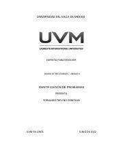 Diario De Reflexiones Unidad Pdf Universidad Del Valle De M Xico