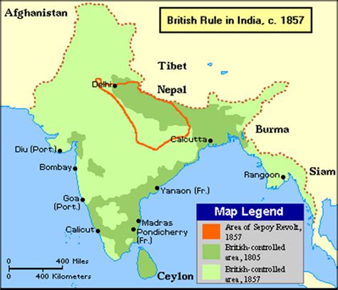 THE INDIAN MUTINY OR SEPOY REBELLION 1857 - 1858 (Va)