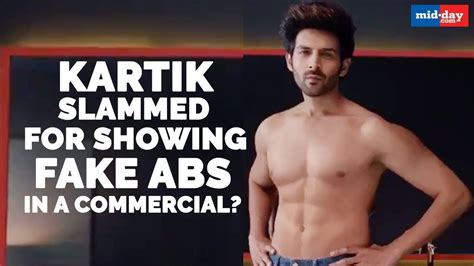 Kartik Aaryan Slammed For Showing Fake Abs In A Commercial Kartik