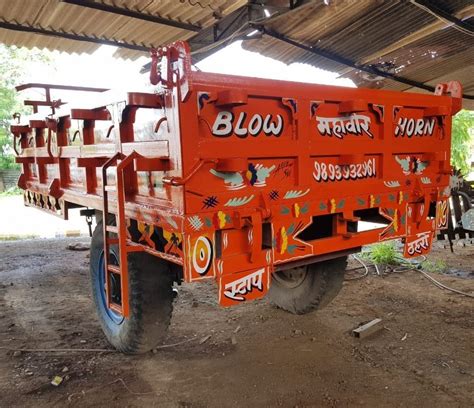 Mild Steel Hydraulic Tractor Trolley For Agriculture At Rs 130000 In