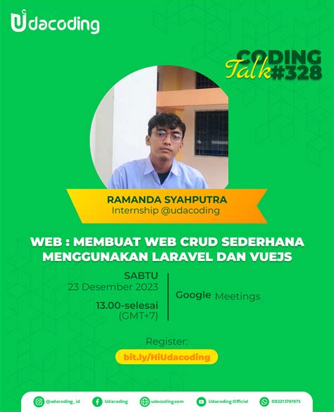 Hello Uda Web Membuat Web CRUD Sederhana Menggunakan Laravel Dan VueJS