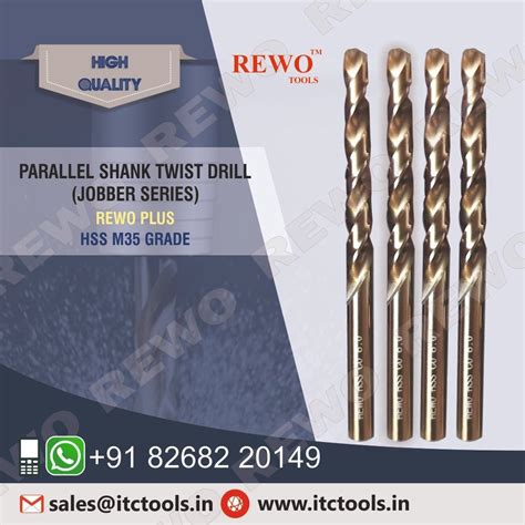 Hss Parallel Shank Twist Drills At Best Price In India