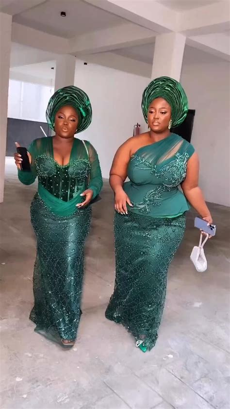 Mint Green Asoebi Styles For Your Next Look In African