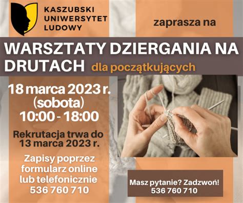 Otwieramy rekrutację na warsztaty dzierganiana drutach dla