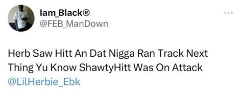 Shawty Hitt (Blackmobb) chased Herb (NLMB) back then in December 2012 ...