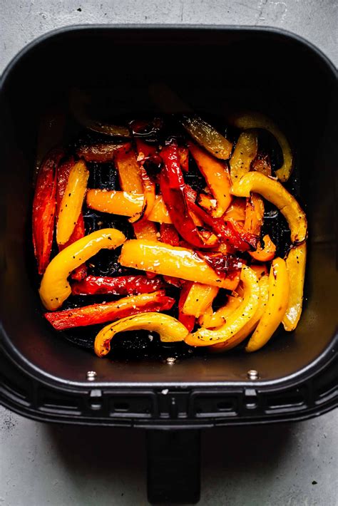 Easy Air Fryer Peppers Perfectly Cooked Delicious