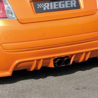 Fiat Rear Diffuser Abs Plastic Rieger Styling In The Uk