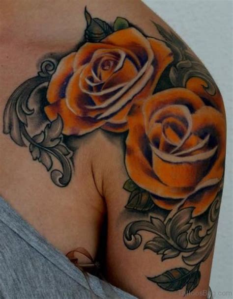 78 Contemporary Rose Shoulder Tattoos - Tattoo Designs – TattoosBag.com