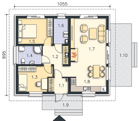 Pin on Плани маленьких будинків in 2024 | Small house plans, Small ...