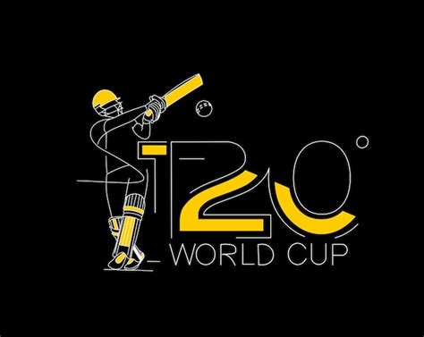 Premium Vector T20 World Cup Cricket Championship Poster Template