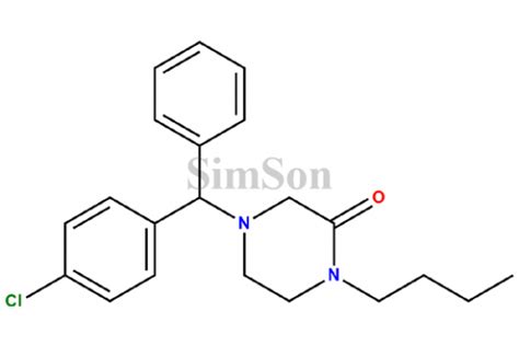 1 Butyl 4 4 Chlorophenyl Phenyl Methyl Piperazine 2 One CAS No NA