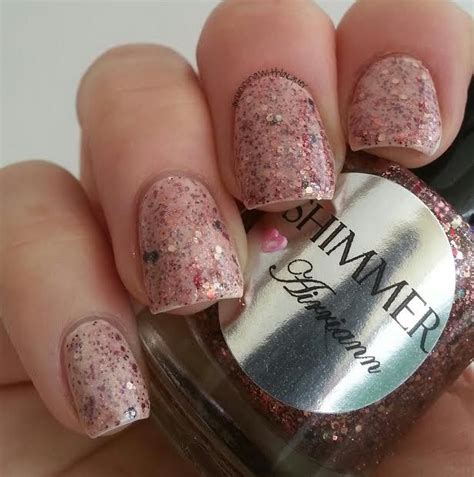 Shimmer Polish Airriann Running With Lacquer Shimmer Polish Nail