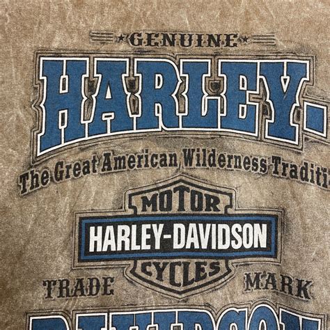 Vintage Harley Davidson Tie Dye T Shirt Large Columbi Gem